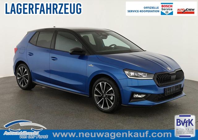 Skoda Fabia - Monte Carlo 1.5 TSI DSG Monte Carlo, Ladeboden, LED, Kamera, App-Connect, 17-Zoll