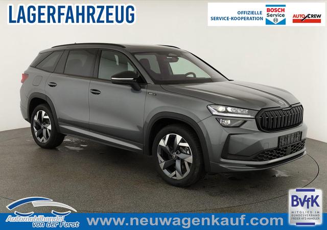 Skoda Kodiaq - 2.0 TSI 150 kW 4x4 Sportline 2.0 TSI DSG 4x4 Sportline, Pano, AHK, Navi, Matrix, Canton, Side, FS-beheizbar, el. Klappe, Kamera, 19-Zoll, 5 J.-Garantie