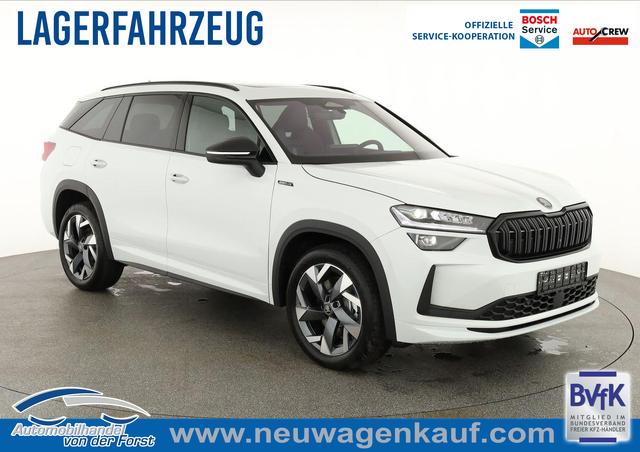 Skoda Kodiaq - 2.0 TSI 150 kW 4x4 Sportline 2.0 TSI DSG 4x4 Sportline, Pano, AHK, Navi, Matrix, Canton, Side, FS-beheizbar, el. Klappe, Kamera, 19-Zoll, 5 J.-Garantie