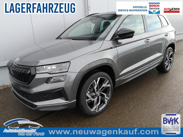 Skoda Karoq - Sportline 2.0TDI Sportline DSG 4x4 AHK Matrix Pano Sound Leder 19 Zoll