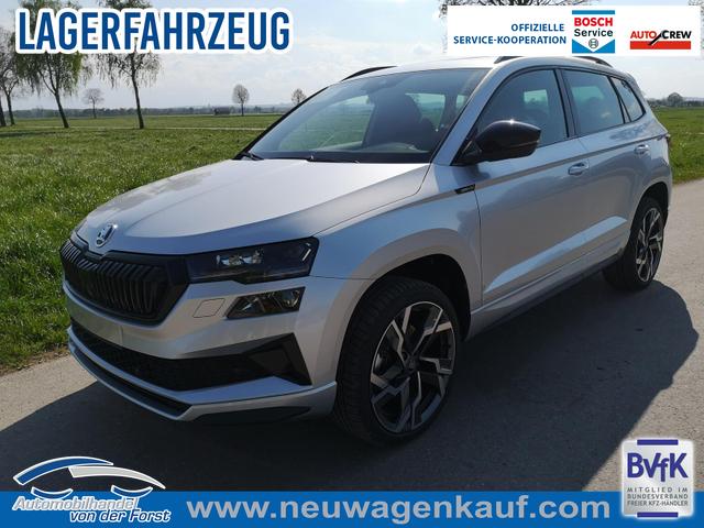 Skoda Karoq - Sportline Karoq 2.0TDI Sportline DSG 4x4 AHK Matrix Pano Sound Leder 19 Zoll