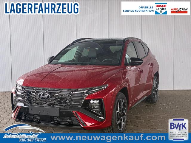 Hyundai TUCSON - Tucson HEV 2WD N-Line Pano / MY27 / Panoramadach / Head-Up / 360&deg; Kam. / ACC / Sitz + Lenkradheiz. / Sitzbel&uuml;ftung / Alu 19"
