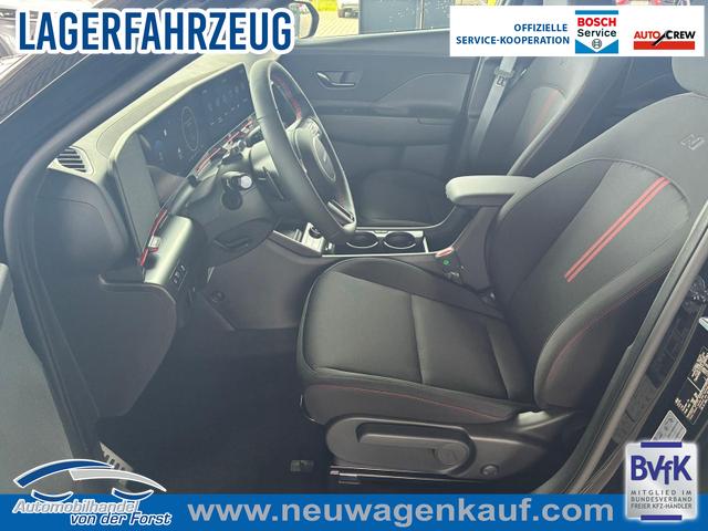 Hyundai KONA Elektro - KONA Elektro N-Line 64,8 kWh / Bose / ACC / PDC V&H + Kamera / Keyless / Sitz + Lenkradheiz. / LED / Alu 19"