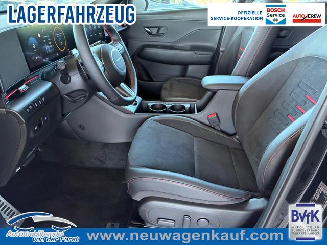 Hyundai KONA - Kona N-Line X 1.6 4WD Automatik / 360 Kam./ Sitzh.& Bel&uuml;ftung / Heckklappe elektr./ LED / 18 Zoll