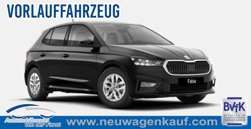 Skoda Fabia - "Drive 130 PLUS" (2) LIEFERUNG KOSTENLOS & PREISGARANTIE* LIEFERUNG KOSTENLOS! 1.0 TSI 116PS DSG/AUTOMATIK, 5 Jahre Garantie, Schwarz-Metallic, Winterpaket, Climatronic, 15" ALU, Parksensoren hinten, Rückfahrkamera, Infotainment 8", LED-Scheinwerfer, Tempomat, Nebelscheinwerfer, Wireless SmartLink, M-Lederlenkr