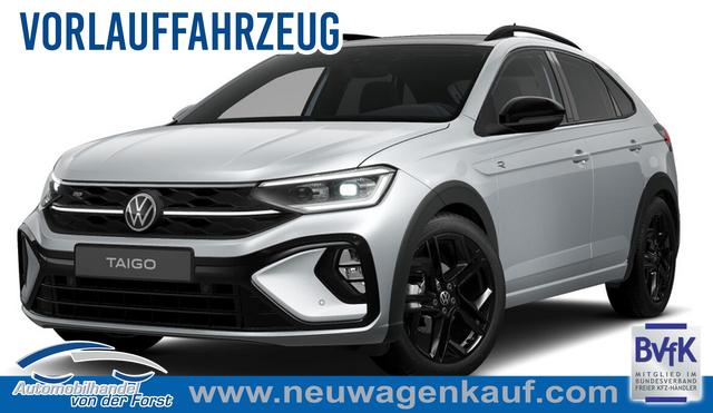 Volkswagen Taigo - "R-Line LIMITED" LIEFERUNG KOSTENLOS & PREISGARANTIE* 1.5 TSI 150PS DSG/AUTOMATIK, 18" Alu YORK, SILBER-MET./DACH SCHWARZ, CLIMATRONIC, SITZHEIZUNG, LED-MATRIX-Scheinwerfer IQ LIGHT, Keyless, Sicht-Paket, Kamera, Parksensoren vo/hi, Abgedunkelte Scheiben, Radio Ready2Discover/App-Connect, Sportsitze, M-Leder