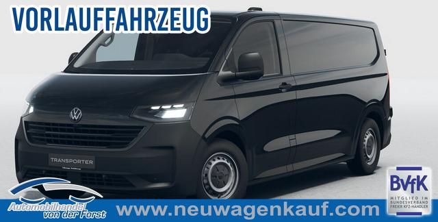 Volkswagen T7 Kastenwagen - T7 Transporter Kastenwagen LIEFERUNG KOSTENLOS & PREISGARANTIE* 2.0 TDI 170PS AUTOMATIK LANG, Schwarz, HECKFLÜGELTÜREN, 2-Zonen-Klimautomatik, M-Lederlenkrad, Anhängerkupplung, Parksensoren vorn/hinten, Rückfahrkamera, Frontscheibe beheizbar, Ganzjahresreifen, Sitzpaket 46 (inkl. Sitzheizung), Reserverad, 70l Tank