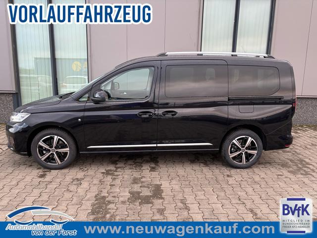 Volkswagen Caddy - "Style" LIEFERUNG KOSTENLOS! MAXI 7-SITZER 1.5 TSI 115PS DSG/AUTOMATIK, Deep-Black, 17" Alu/Ganzjahresreifen, Winterpaket, ACC-Tempomat, Toter-Winkel, ParkAssist, Parksensoren vo/hi, Rückfahrkamera, Radio Ready2Discover 10" + Wireless AppConnect, Climatronic, Abgedunkelte Scheiben