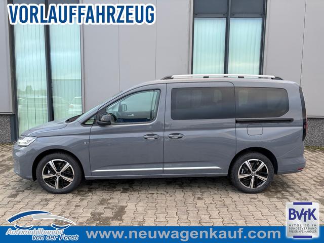 Volkswagen Caddy - "Style" LIEFERUNG KOSTENLOS! MAXI 7-SITZER 1.5 TSI 115PS DSG/AUTOMATIK, PURE-GREY, 17" Alu/Ganzjahresreifen, Winterpaket, ACC-Tempomat, Toter-Winkel, ParkAssist, Parksensoren vo/hi, Rückfahrkamera, Radio Ready2Discover 10" + Wireless AppConnect, Climatronic, Abgedunkelte Scheiben