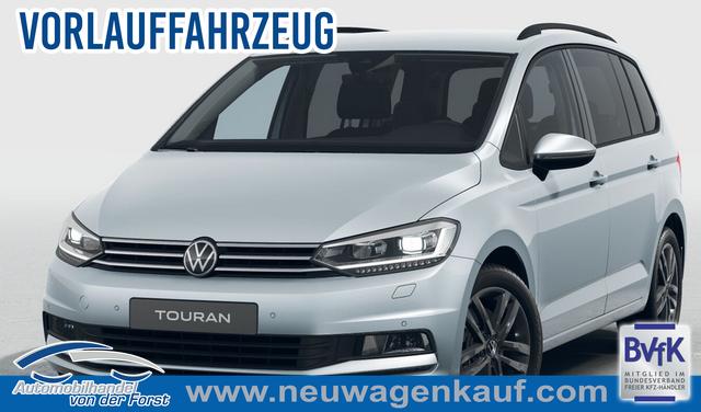 Volkswagen Touran - "Sondermodell LIMITED - 7-SITZER" LIEFERUNG KOSTENLOS & PREISGAR 1.5 TSI 150 PS, 17" Alu, SILBER-Metallic, Winter-Paket, Elektr. Heckklappe, Keyless, Alarm, LED-Scheinwerfer IQ-Light, Travel Assist, Parksensoren vo/hi, Rückfahrkamera, ACC, M-Lederlenkrad, Digital Cockpit, 3-Zonen-Climatronic, Radio Ready2Discover 8"
