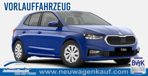 Skoda Fabia - "Drive 130" (2) LIEFERUNG KOSTENLOS & PREISGARANTIE* 1.0 80PS, 5 Jahre Garantie, Energy-Blau, Klimaanlage, Parksensoren hinten, Infotainment 8", Virtual Cockpit, LED-Scheinwerfer, Nebelscheinwerfer, Wireless SmartLink (Navi-Funktion über Smartphone), Armlehne vorn, Fußmatten