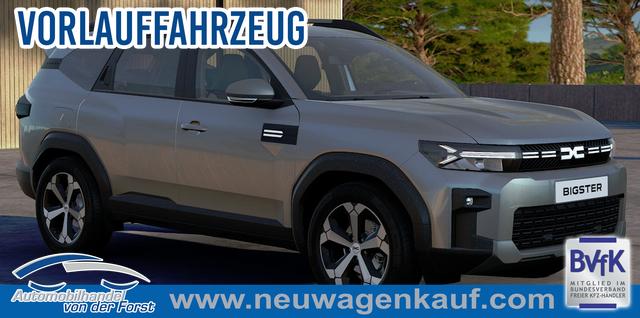 Dacia Bigster - "Journey" LIEFERUNG KOSTENLOS! 1.2 TCe 140 Mild-Hybrid 6-Gang, Grau-Metallic + Cold-Pack 2 + Parking-Paket + Reserverad, Klimaautomatik, Privacy-Glas, Navigation, 18" Alu, Keycard Handsfree, Elektrische Heckklappe, Rückfahrkamera, Tempomat