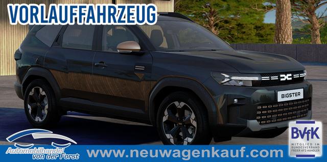 Dacia Bigster - "Journey" LIEFERUNG KOSTENLOS! 1.2 TCe ECO-G140 (Benzin/LPG) Mild-Hybrid 6-Gang, Schwarz-Metallic + Cold-Pack 2 + Parking-Paket, Klimaautomatik, Privacy-Glas, Navigation, 18" Alu, Keycard Handsfree, Elektrische Heckklappe, Rückfahrkamera, Tempomat
