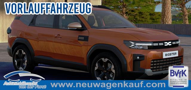 Dacia Bigster - "Extreme" LIEFERUNG KOSTENLOS! Hybrid 155 AUTOMATIK, Braun-Metallic + ELEKTR. HECKKLAPPE + COLD-PACK 2 + Parking-Paket, Klimaautomatik, Privacy-Glas, Navigation, 18" Alu, Keycard Handsfree, Elektrisches PANORAMADACH, Rückfahrkamera, ACC Tempomat