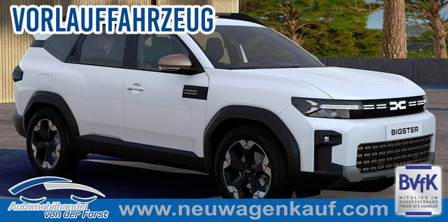 Dacia Bigster - "Journey" LIEFERUNG KOSTENLOS! 1.2 TCe ECO-G140 (Benzin/LPG) Mild-Hybrid 6-Gang, Weiß + Cold-Pack 2 + Parking-Paket, Klimaautomatik, Privacy-Glas, Navigation, 18" Alu, Keycard Handsfree, Elektrische Heckklappe, Rückfahrkamera, Tempomat