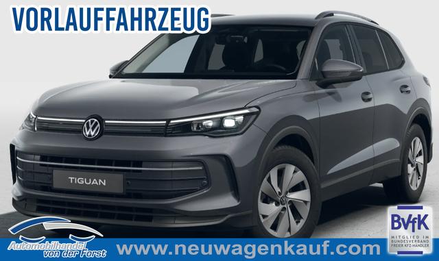 Volkswagen Tiguan - "Life" Inkl. KOSTENLOSE LIEFERUNG! 1.5 eTSI 150PS DSG, Grau-Metallic, 17" Alu Bari, LED-PLUS-SCHEINWERFER, ELEKTR. HECKKLAPPE, KEYLESS ACCESS, PRIVACY-GLAS, DACHRELING, WINTER-PAKET, ACC, Park Assist, Parksensoren, Kamera, 3-Zonen-Climatronic, Radio/Wireless App-Connect, Digitales Cockpit
