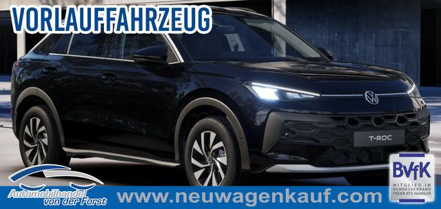 Volkswagen T-Roc (NEUES MODELL) - "Life" LIEFERUNG KOSTENLOS & PREISGARANTIE* 1.5 eTSI 116PS DSG (AUTOMATIK), SCHWARZ-METALLIC, ANHÄNGERKUPPLUNG, WINTER-PAKET, PRIVACY, 16" Alu, ACC, Climatronic, Rückfahrkamera, Parksensoren vorne/hinten, Radio 12,9" + Wireless App-Connect, Toter-Winkel-Warner, M-Lederlenkrad, LED-Scheinwerfer