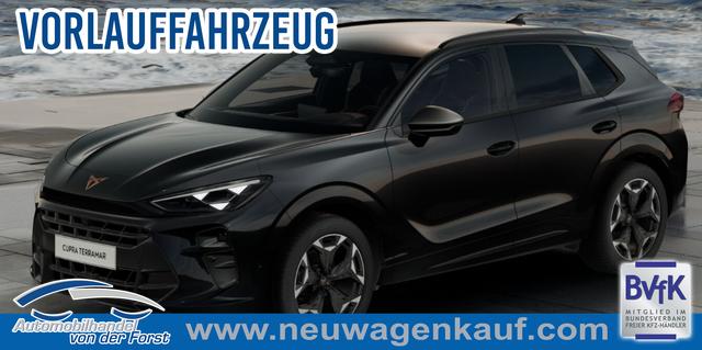Cupra Terramar - "CUPRA" LIEFERUNG KOSTENLOS & PREISGARANTIE* 1.5 e-TSI 150PS DSG, 5 Jahre Garantie, SCHWARZ-MET, AHK SCHWENKBAR, 19" Alu, NAVIGATION 19"; MATRIX-LED, KESSY, Alarm, Interieur Moon-Light, Elektr. Heckklappe, ACC, Climatronic, Parksensoren vorn/hinten, TOP-VIEW-Kamera, Intelligent-Drive-Paket, HEAD-UP