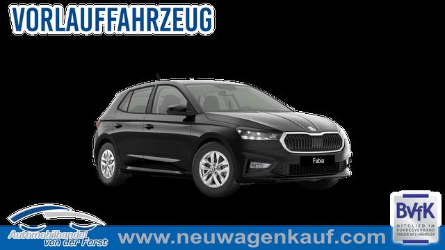 Skoda Fabia - "EXTRA PLUS" (2) LIEFERUNG KOSTENLOS & PREISGARANTIE* 1.0 TSI 116PS, 5 Jahre Garantie, BLACK-MAGIC METALLIC, CLIMATRONIC, BEHEIZTE FRONTSCHEIBE, SITZHEIZUNG, M-Lederlenkrad BEHEIZT, 15" ALU, Parksensoren hinten, R&uuml;ckfahrkamera, Infotainment 8", Virtual Cockpit, Tempomat, NSW, Wireless SmartLink