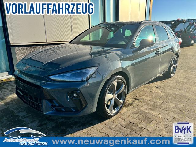 Cupra Leon Sportstourer - "CUPRA" LIEFERUNG KOSTENLOS & PREISGARANTIE* 1.5 TSI 150PS, 5J Garantie, Fjord-Blau, ANH&Auml;NGERKUPPLUNG, EDGE-PAKET (KEYLESS, ALARM, R&Uuml;CKFAHRKAMERA), SCHALENSITZE / FAHRERSITZ ELEKTRISCH, SITZHEIZUNG, 18" ALU, ELEKTR. HECKKLAPPE, 3Z-Climatronic, ACC, Full Link, Parksensoren v/h, Privacy-Glas