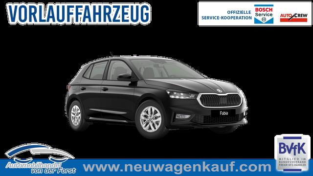 Skoda Fabia - "EXTRA PLUS" (2) LIEFERUNG KOSTENLOS & PREISGARANTIE* 1.0 TSI 116PS, 5 Jahre Garantie, BLACK-MAGIC METALLIC, CLIMATRONIC, BEHEIZTE FRONTSCHEIBE, SITZHEIZUNG, M-Lederlenkrad BEHEIZT, 15" ALU, Parksensoren hinten, R&uuml;ckfahrkamera, Infotainment 8", Virtual Cockpit, Tempomat, NSW, Wireless SmartLink
