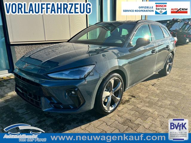 Cupra Leon Sportstourer - "CUPRA" LIEFERUNG KOSTENLOS & PREISGARANTIE* 1.5 TSI 150PS, 5J Garantie, Fjord-Blau, ANH&Auml;NGERKUPPLUNG, EDGE-PAKET (KEYLESS, ALARM, R&Uuml;CKFAHRKAMERA), SCHALENSITZE / FAHRERSITZ ELEKTRISCH, SITZHEIZUNG, 18" ALU, ELEKTR. HECKKLAPPE, 3Z-Climatronic, ACC, Full Link, Parksensoren v/h, Privacy-Glas