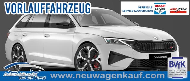 Skoda Octavia Combi - "RS" LIEFERUNG KOSTENLOS & PREISGARANTIE* 2.0 TSI 265PS DSG, 5J GARANTIE, ANH&Auml;NGERKUPPLUNG, 19"Alu, DCC-Fahrwerk, HEAD-UP, PANORAMADACH, SOUND CANTON, STANDHEIZUNG, FRONTSCHEIBE BEHEIZT, MATRIX, NAVI, El. Heckklappe, ACC, Kessy, Alarm, 3Z-Clima, ParkAssist, PDC, AREA VIEW, Sitzheizung v/h
