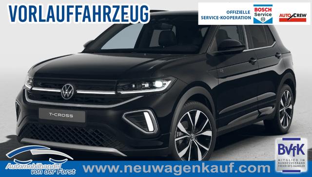 Volkswagen T-Cross - "R-Line LIMITED" LIEFERUNG KOSTENLOS & PREISGARANTIE* 1.0 TSI 115PS, Deep-Black-Metallic, 5 JAHRE GARANTIE, ANH&Auml;NGERKUPPLUNG, CLIMATRONIC, SITZHEIZUNG, 18" Alu, MATRIX-LED, Adaptiver Tempomat ACC, Parksensoren, R&uuml;ckfahrkamera, Keyless, Abgedunkelte Scheiben, Radio "Ready2Discover" + App-Connect