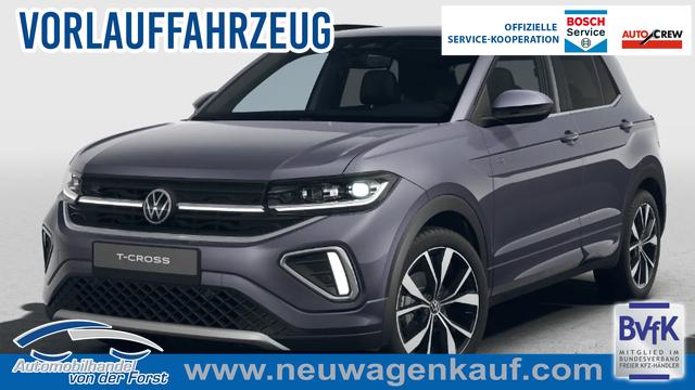 Volkswagen T-Cross - "R-Line LIMITED" LIEFERUNG KOSTENLOS & PREISGARANTIE* 1.0 TSI 115PS, Rauch-Grau-Metallic, 5 JAHRE GARANTIE, ANH&Auml;NGERKUPPLUNG, CLIMATRONIC, SITZHEIZUNG, 18" Alu, MATRIX-LED, Adaptiver Tempomat ACC, Parksensoren, R&uuml;ckfahrkamera, Keyless, Abgedunkelte Scheiben, Radio "Ready2Discover" + App-Connect