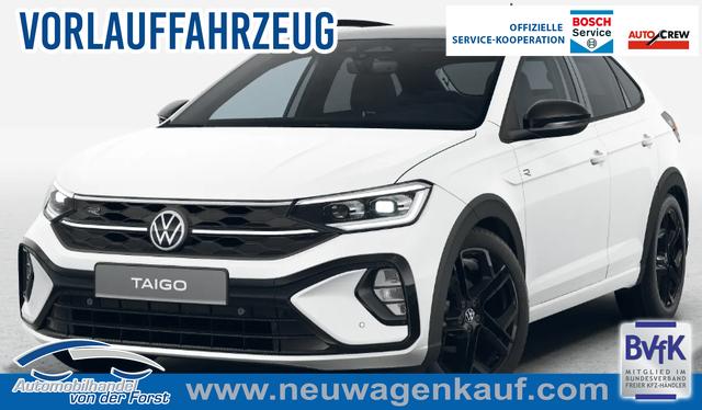 Volkswagen Taigo - "R-Line LIMITED" LIEFERUNG KOSTENLOS & PREISGARANTIE* 1.0 TSI 115PS DSG, 5JAHRE GARANTIE, 18" Alu, CLIMATRONIC, SITZHEIZUNG, PURE-WHITE/DACH SCHWARZ, LED-MATRIX-Scheinwerfer IQ LIGHT, Keyless, Sicht-Paket, R&uuml;ckfahrkamera, Parksensoren vo/hi, Abgedunkelte Scheiben, Radio Ready2Discover/App-Connect, Sportsitz