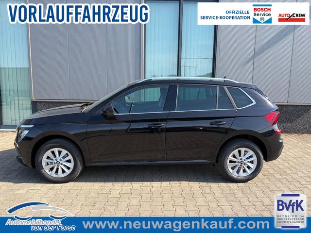 Skoda Kamiq - SONDERAKTION "Selection" Lieferung frei Haus! 1.0 TSI 115PS, 5J GARANTIE, Schwarz-METALLIC, ELEKTR. HECKKLAPPE, ANH&Auml;NGERKUPPLUNG, BEH. FRONTSCHEIBE, Sitzheizung, Lenkradheizung, Ladeboden var, ACC, SIDE Assist, Virtual Cockpit 10", Parksensoren v/h, Kamera, KESSY, Privacy-Glas, 16" Alu, Climatronic