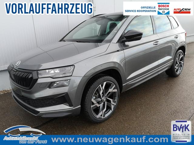 Skoda Karoq - Sportline 2.0TDI Sportline DSG 4x4 AHK Matrix Pano Sound Leder 19 Zoll