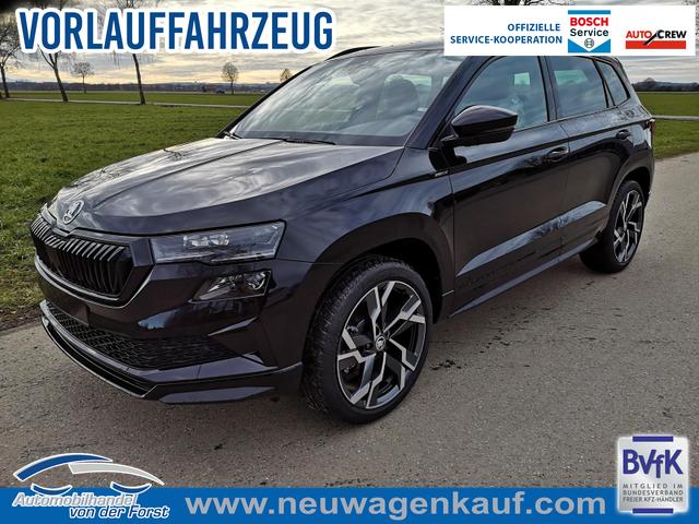 Skoda Karoq - Sportline 2.0TDI Sportline DSG 4x4 AHK Matrix Leder 19 Zoll