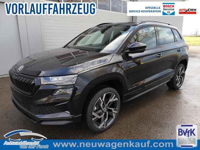 Skoda Karoq - Sportline 2.0TDI Sportline DSG 4x4 AHK Matrix Pano Sound Leder 19 Zoll