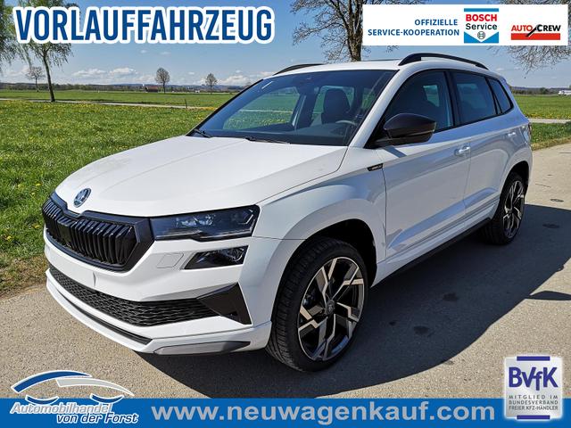 Skoda Karoq - Sportline 2.0TDI Sportline DSG 4x4 AHK Matrix Pano Sound Leder 19 Zoll
