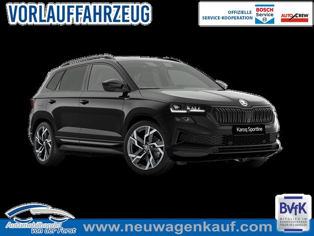 Skoda Karoq - Sportline 2.0 TSI DSG 4x4 GV4+AHK+Navi+360&deg;+Pano+Keyless+LM19+Matrix+eHeck