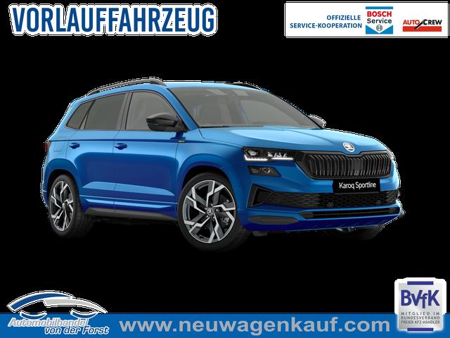 Skoda Karoq - Sportline 2.0 TSI DSG 4x4 GV4+AHK+Navi+360&deg;+Pano+Keyless+LM19+Matrix+eHeck