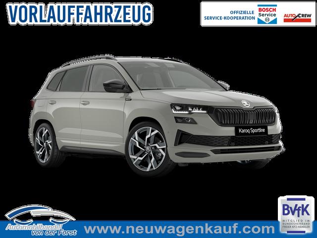 Skoda Karoq - Sportline 2.0 TSI DSG 4x4 GV4+AHK+Navi+360&deg;+Pano+Keyless+LM19+Matrix+eHeck