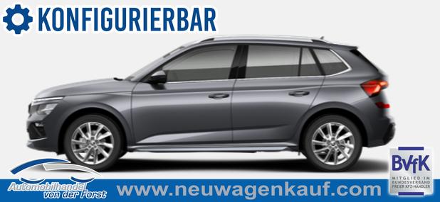 Skoda Kamiq - "Sondermodell 130 Jahre PREMIUM" (1) LIEFERUNG KOSTENLOS! 1.5 TSI 150PS DSG/AUTOMATIK, Metallic, 17" Alu, Elektr. Heckklappe, Kessy, Alarm, SunSet, Toter-Winkel, Virtual Cockpit 10", Parksensoren vorn/hinten, Rückfahrkamera, Sitzheizung, Tempomat, Climatronic, Radio 8" + Wireless SmartLink, M-Lederlenkrad behei