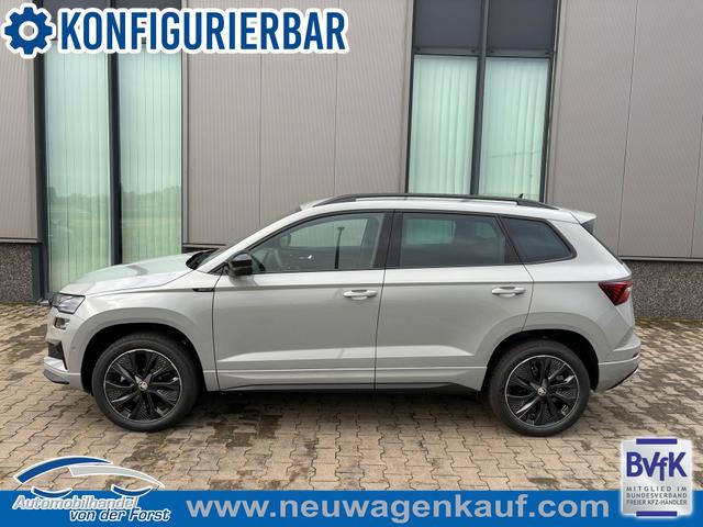 Skoda Karoq - "TOP Selection" LIEFERUNG KOSTENLOS! Angebot f. Menschen mit Behinderung 100%! 2.0 TDI 150PS DSG 4X4, 17" Alu, ACC/Tempomat, Parksensoren vorn/hinten, Rückfahrkamera, KESSY, Elektrische Heckklappe, Sitzheizung vorn u. hinten, Frontscheibe beheizt, Dachreling silber, Virtual Cockpit 10"