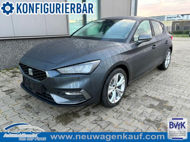 Seat Leon - "Style" LIEFERUNG KOSTENLOS! 1.5 TSI 115PS, 5 Jahre Garantie, 16" Alu, Climatronic, Parksensoren vorn/hinten, Media System PLUS 10,4"/Bluetooth, Tempomat, Full Digital Cockpit, LED-Scheinwerfer, M-Lederlenkrad, Reserverad, Verkehrszeichenerkennung