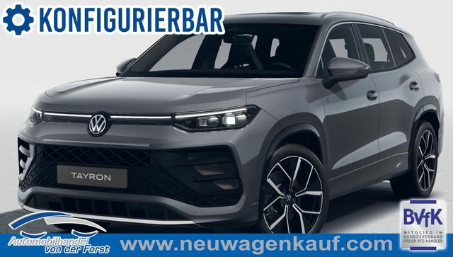 Volkswagen Tayron - "Elegance" LIEFERUNG KOSTENLOS & PREISGARANTIE* 2.0 TSI 4MOTION 204PS DSG, DCC, 18"Alu, Alarm, LED PLUS, Akustik-Fenster, Privacy-Glas, Keyless, Elektr. Heckklappe, ErgoActive, Massage, Winterpaket, 3Z-Climatronic, ACC, ParkAssist, Parksensoren vorn/hinten, Kamera, Radio 12,9", Wireless App-Connect