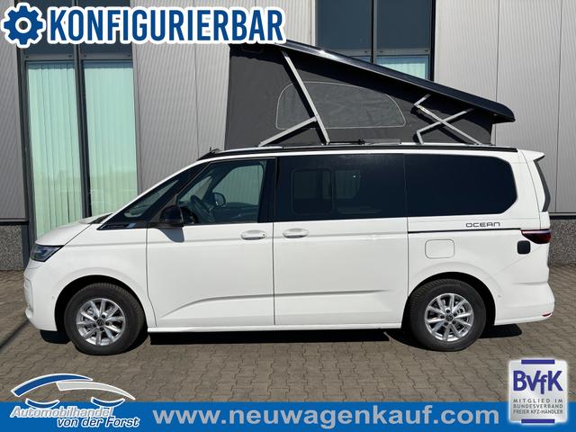 Volkswagen T7 California - "Coast" LIEFERUNG KOSTENLOS & PREISGARANTIE* 2.0 TDI 150PS DSG (AUTOMATIK), Sommer-Küche, Privacy-Glas, Aufstelldach, Klimaanlage, Parksensoren vorne und hinten, Digital Cockpit Pro, Radio Ready2Discover 10" + Wireless App-Connect, SIDE ASSIST, ACC, LED-Scheinwerfer, M-Lederlenkrad, Schiebetüren