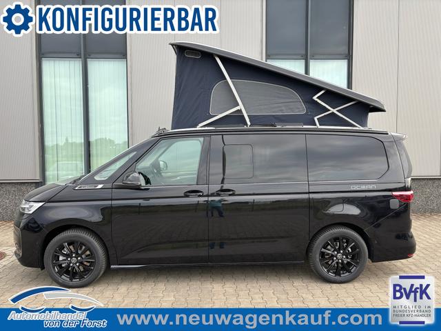 Volkswagen T7 California - "Ocean" LIEFERUNG KOSTENLOS & PREISGARANTIE* 1.5 eHybrid (PLUG-IN-HYBRID) 245PS ALLRAD DSG (AUTOMATIK), 17" Alu, ELEKTRISCHES Aufstelldach, Privacy-Glas, 3-Zonen-Climatronic, KÜCHE, Standheizung, Sitzheizung, Parksensoren vorne und hinten, Digital Cockpit Pro, Radio 10"+App, SIDE ASSIST, ACC,