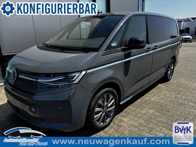 Volkswagen T7 Multivan - "Style" LIEFERUNG KOSTENLOS & PREISGARANTIE* 1.5 eHYBRID 4MOTION DSG MIT LANGEM ÜBERHANG !!, 5J VW-Garantie, 7-Sitzer, IQ.LIGHT MATRIX, 3-ZONEN-CLIMATRONIC, Alarm, Digital Cockpit, Sitzheizung, 17" Alu, Rückfahrkamera, Park Assist, Parksensoren vorn & hinten, Elektr. Schiebetüre links & rechts