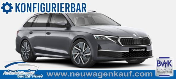 Skoda Octavia Combi - "Sondermodell Dynamic" LIEFERUNG KOSTENLOS! 1.5 TSI 150PS, 5J GARANTIE, 18" Alu, MATRIX-LED, NAVI 13", Elektr. Heckklappe, Kessy, Alarm, Side Assist, Interieur LOUNGE, Beheizte Frontscheibe, Sitzheizung, M-Lederlenkrad beheizt, SunSet, Parksensoren vorn/hinten, Rückfahrkamera, Virtual Cockpit 10"