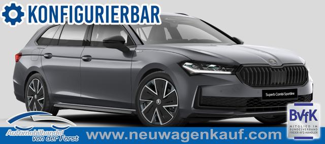 Skoda Superb Combi - "Sportline" LIEFERUNG KOSTENLOS & PREISGARANTIE* 1.5 TSI iV PLUG-IN-HYBRID 204PS DSG, 5 JAHRE GARANTIE, 18" Alu, MATRIX-LED, Elektr. Heckklappe, KESSY, Alarm, Beheizte Frontscheibe, NAVI 13", Privacy-Glas, Climatronic, Parksensoren vo/hi, Kamera, Sitzheizung vo/hi, Virtual Cockpit, ACC