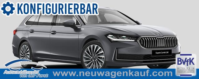 Skoda Superb Combi - "L&K" LIEFERUNG KOSTENLOS & PREISGARANTIE* 1.5 TSI iV PLUG-IN-HYBRID 204PS DSG/AUTOMATIK, 5 J. GARANTIE, 18" Alu, MATRIX-LED, CANTON, DCC,  Elektr. Heckklappe, KESSY, Alarm, Beheizte Frontscheibe, NAVI 13", Privacy-Glas, Climatronic, PDC vo/hi, Kamera, Sitzheizung vo/hi, Virtual Cockpit, ACC