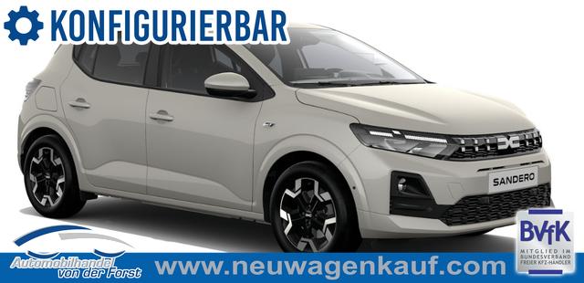 Dacia Sandero - "Journey" PREISGARANTIE & LIEFERUNG KOSTENLOS! 1.0 TCe 100, NEUES MODELL, 3J Garantie, 16" ALU, Klimaautomatik, Lederlenkrad, Parksensoren vorn/hinten, R&uuml;ckfahrkamera, Toter-Winkel, Hands-Free, Tempomat, Multimedia System 10" + Smartphone-Spiegelung, Regen-/Licht-Sensor, 4x FH elektr, NSW, Armlehne