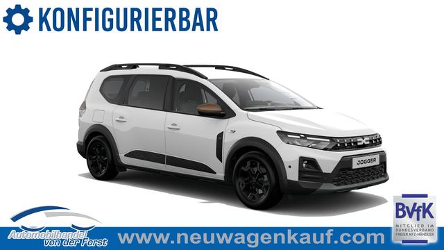 Dacia Jogger - "Extreme" PREISGARANTIE & LIEFERUNG KOSTENLOS! Eco-G 120 (LPG/Benzin), 5-SITZPL&Auml;TZE, 3J Garantie, 16" Alu, Klimaautomatik, HandsFree, Toter-Winkel-Warner, Parksensoren vorn/hinten, R&uuml;ckfahrkamera, Abgedunkelte Scheiben, Lederlenkrad, NSW, Armlehne, Media Display 10 + Smartphone-Spiegelung, Tempomat